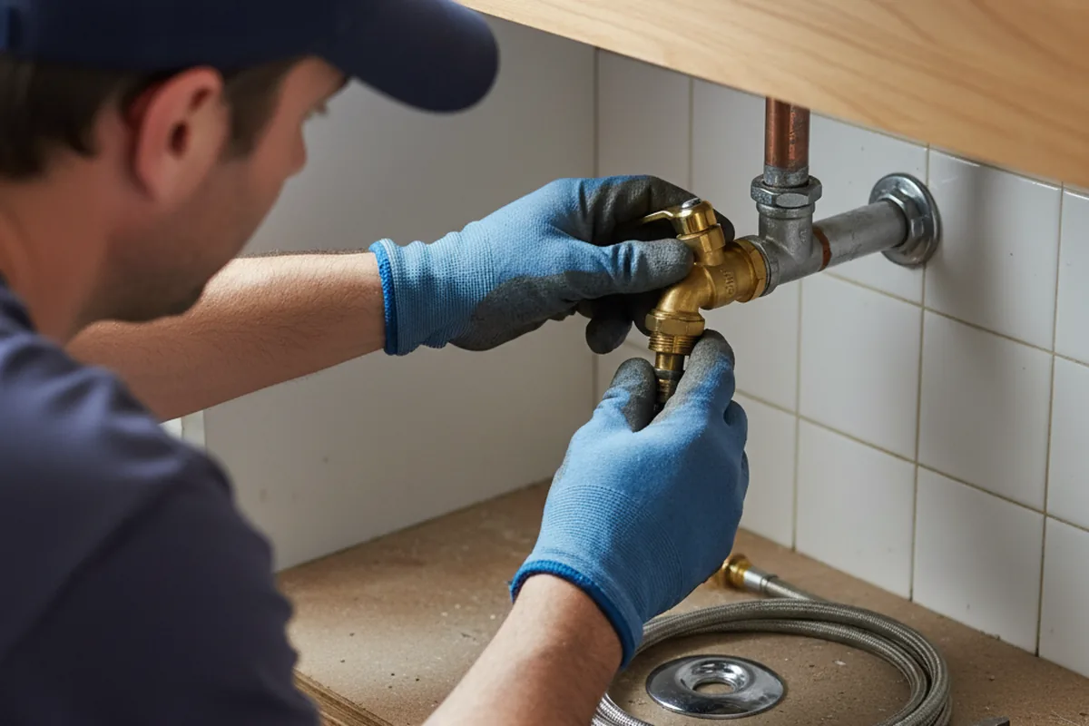Shutoff valve and fitting work during Repiping in Elbert